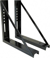 Buyers Products - Steel Truck Box Mounting Brackets - 18" Long, Black, For Use with Truck Boxes - Makers Industrial Supply