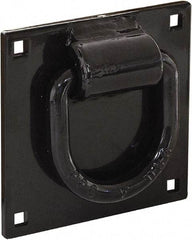 Buyers Products - Steel Bolt-On D-Ring - 4-1/2" Long, Black, For Use with Cargo Control - Makers Industrial Supply