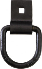 Buyers Products - Steel D-Ring with Integral Bracket - 3-1/2" Long, Black, For Use with Cargo Control - Makers Industrial Supply