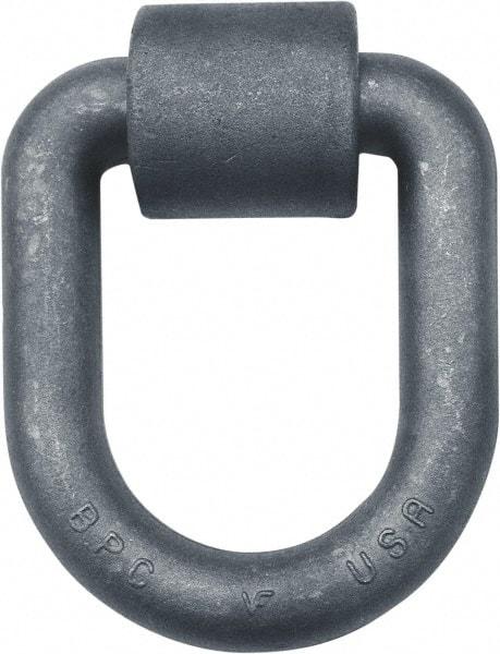 Buyers Products - Steel D-Ring with Integral Bracket - 6" Long, Gray, For Use with Cargo Control - Makers Industrial Supply