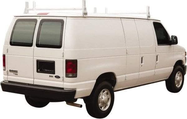 Buyers Products - Steel Ladder Rack - 72" Long, White, For Use with Vans - Makers Industrial Supply