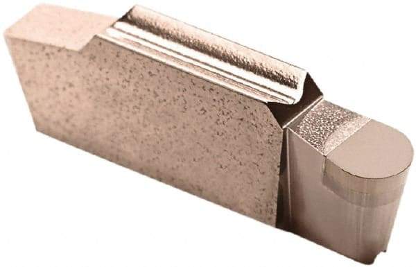 Seco - 1603LCGN Grade CBN170C, 3mm Cutting Width PCBN Grooving Insert - 2.5mm Max Depth of Cut, Neutral Hand, 1.5mm Corner Radius, TiSiN Finish - Makers Industrial Supply