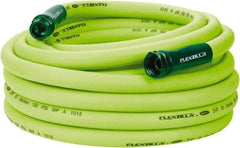 Legacy - 50' Long Garden Hose - 3/4" Diam, 3/4" GHT, Hybrid Polymer, 150 psi, All Season, Green - Makers Industrial Supply