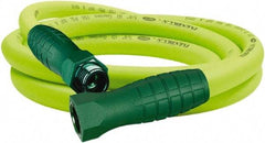 Legacy - 10' Long Garden Lead-In Hose - 5/8" Diam, 3/4" GHT, Hybrid Polymer, 150 psi, All Season, Green - Makers Industrial Supply