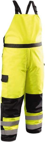 OccuNomix - Size 5XL, Yellow, Snap Front, Cold Weather Bib Overall - Polyester, 7 Pockets, Elastic Waistband - Makers Industrial Supply