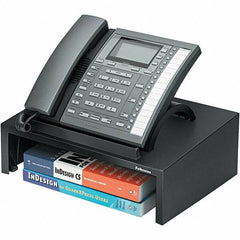 FELLOWES - Black Pearl Desktop Telephone Stand - HPS - Makers Industrial Supply