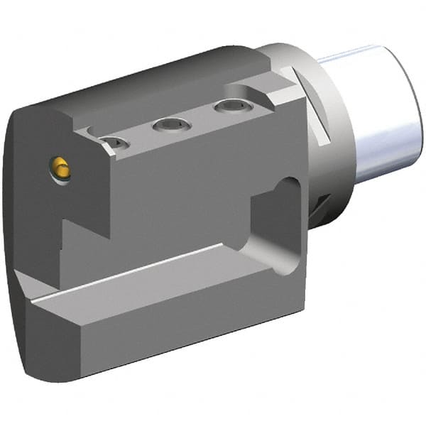 Kennametal - Left Hand Cut, PSC63 Modular Connection, Square Shank Lathe Modular Clamping Unit - 28mm Square Shank Length, 25mm Square Shank Width, Through Coolant, Series STAL Straight Side Mount - Exact Industrial Supply