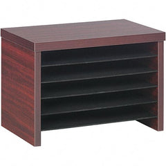 ALERA - Mahogany Desk Riser - Laminate - Makers Industrial Supply