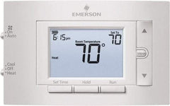 White-Rodgers - 50 to 99°F, 1 Heat, 1 Cool, Digital Programmable Thermostat - 20 to 30 Volts, 1.77" Inside Depth x 1.77" Inside Height x 5-1/4" Inside Width, Horizontal Mount - Makers Industrial Supply