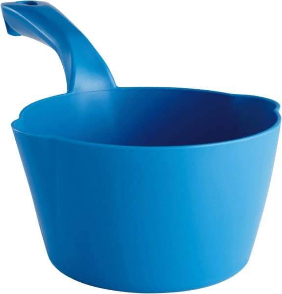 Remco - 32 oz Blue Polypropylene Round Bottom Scoop - 6.8" Wide x 5.3" Deep Bowl, 5-1/2" Handle Length, 11.6" OAL - Makers Industrial Supply