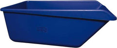 Remco - 149 Gal Blue Rectangular Polyethylene Tub - 21-3/4" High x 32" Diam - Makers Industrial Supply