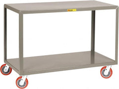 Little Giant - Mobile Table - Fixed Leg, Gray, 48" Long x 30" Deep x 34" High - Makers Industrial Supply