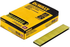 DeWALT - 1" Long x 1/4" Wide, 18 Gauge Crowned Construction Staple - Steel, Copper Finish, Chisel Point - Makers Industrial Supply