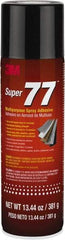 3M - 13.44 oz Aerosol Clear Spray Adhesive - High Tack, 150°F Heat Resistance - Makers Industrial Supply