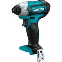 Makita - 12 Volt, 1/4" Drive, 80 Ft/Lb Torque, Cordless Impact Driver - Pistol Grip Handle, 2600 RPM, Lithium-Ion, Bare Tool - Makers Industrial Supply