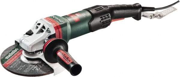 Metabo - 7" Wheel Diam, 8,200 RPM, Corded Angle & Disc Grinder - 5/8-11 Spindle, 120 Volts, 15 Amps - Makers Industrial Supply