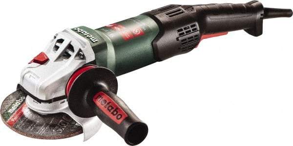 Metabo - 5" Wheel Diam, 10,000 RPM, Corded Angle & Disc Grinder - 5/8-11 Spindle, 120 Volts, 14.5 Amps - Makers Industrial Supply