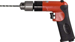 Sioux Tools - 1/4" Reversible Keyed Chuck - Pistol Grip Handle, 1,800 RPM, 12 LPS, 0.5 hp, 90 psi - Makers Industrial Supply