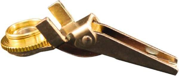 Milton - 150 Max psi Closed Check Brass Air Chuck - Clip On Chuck, Lock-On - Makers Industrial Supply