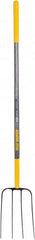 True Temper - Fork with 48" Handle with Grips - 8-1/4" Blade Width, 4 Tines, 12-1/2" Tine Length - Makers Industrial Supply