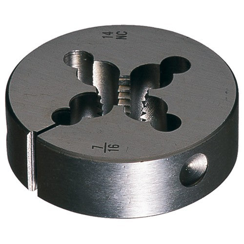 5/8–18 1–1/2 OD 610 Carbon Steel Round Adjustable Die