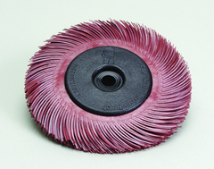 6 x 1" - 220 Grit - Ceramic - Radial Bristle Brush - Makers Industrial Supply