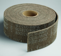 4'' x 30 ft. - Grade A Medium Grit - Scotch-Brite Cut & Polish Non Woven Abrasive Roll - Makers Industrial Supply