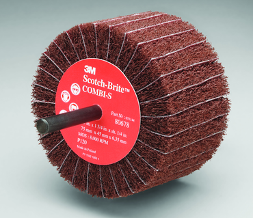 3" - P120 Grit - Aluminum Oxide - Combi-S Wheel - Makers Industrial Supply