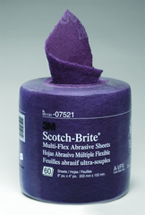 8" x 20' - A VFN Grade - Scotch-Brite™ Multi-Flex Abrasive Sheet Roll - Makers Industrial Supply