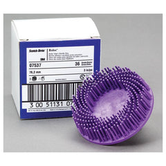 Scotch-Brite Roloc Body Man's Bristle Disc 07536 RD-ZB 36 2″ - Makers Industrial Supply