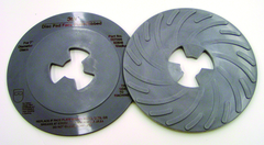 7" - Disc Pad Face Plate - Ribbed - Medium - Makers Industrial Supply