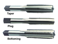 3 Piece M20x2.50 D7 4-Flute HSS Hand Tap Set (Taper, Plug, Bottoming) - Makers Industrial Supply