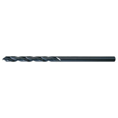 25/64 RHS / RHC HSS 135 Degree Split Point NAS-Type Aircraft Extension Drill - Steam Oxide - Exact Industrial Supply