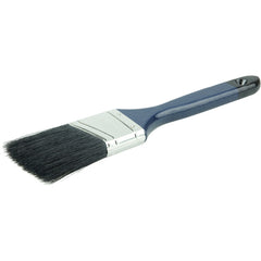 2″ Angled Sash Brush, Black China Bristle, 2-1/4″ Trim Length, Blue Foam Handle - Makers Industrial Supply