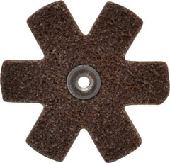 Superior Abrasives - 3" Diam Nonwoven Sanding Star - Coarse Grade, Eyelet, 8,000 RPM - Makers Industrial Supply