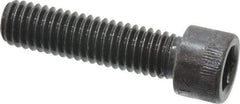 Made in USA - 3/8-16 UNC Hex Socket Drive, Socket Cap Screw - Alloy Steel, Black Oxide Finish, Fully Threaded, 1-1/2" Length Under Head - Makers Industrial Supply