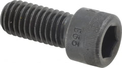 Made in USA - 7/16-14 UNC Hex Socket Drive, Socket Cap Screw - Alloy Steel, Black Oxide Finish, Fully Threaded, 1" Length Under Head - Makers Industrial Supply