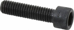 Made in USA - 7/16-14 UNC Hex Socket Drive, Socket Cap Screw - Alloy Steel, Black Oxide Finish, Fully Threaded, 1-3/4" Length Under Head - Makers Industrial Supply