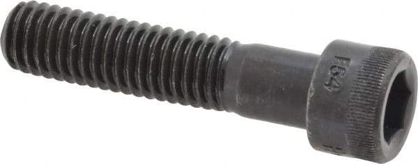 Made in USA - 7/16-14 UNC Hex Socket Drive, Socket Cap Screw - Alloy Steel, Black Oxide Finish, Partially Threaded, 2" Length Under Head - Makers Industrial Supply