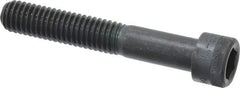 Made in USA - 7/16-14 UNC Hex Socket Drive, Socket Cap Screw - Alloy Steel, Black Oxide Finish, Partially Threaded, 2-3/4" Length Under Head - Makers Industrial Supply