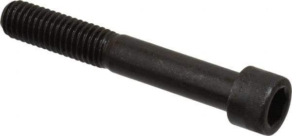 Made in USA - 7/16-14 UNC Hex Socket Drive, Socket Cap Screw - Alloy Steel, Black Oxide Finish, Partially Threaded, 3" Length Under Head - Makers Industrial Supply