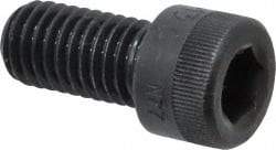 Made in USA - 1/2-13 UNC Hex Socket Drive, Socket Cap Screw - Alloy Steel, Black Oxide Finish, Fully Threaded, 1" Length Under Head - Makers Industrial Supply