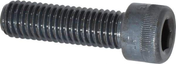 Made in USA - 1/2-13 UNC Hex Socket Drive, Socket Cap Screw - Alloy Steel, Black Oxide Finish, Fully Threaded, 1-3/4" Length Under Head - Makers Industrial Supply