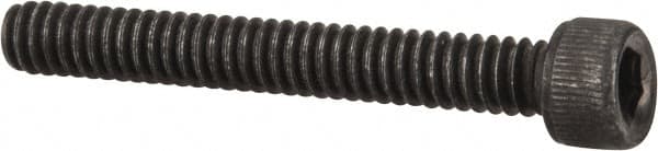 Value Collection - #3-48 UNC Hex Socket Drive, Socket Cap Screw - Alloy Steel, Black Oxide Finish, Fully Threaded, 3/4" Length Under Head - Makers Industrial Supply