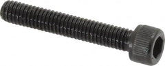 Value Collection - #8-36 UNF Hex Socket Drive, Socket Cap Screw - Alloy Steel, Black Oxide Finish, Fully Threaded, 1" Length Under Head - Makers Industrial Supply