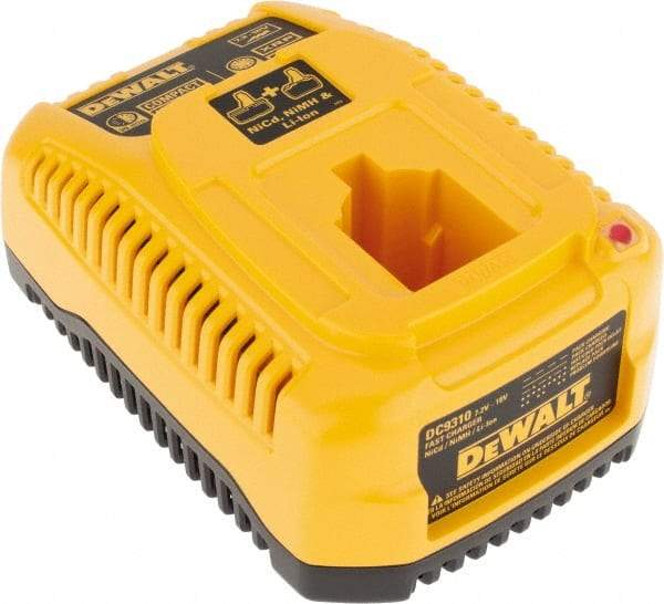 DeWALT - 7.2 to 18 Volt, 1 Battery Lithium-Ion, NiCad & NiMH Power Tool Charger - 1 hr to Charge - Makers Industrial Supply