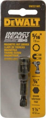 DeWALT - 5/16" Magnetic Nutsetter - 1/4" Hex Drive, 1-7/8" OAL - Makers Industrial Supply