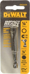 DeWALT - 1/4" Magnetic Nutsetter - 1/4" Hex Drive, 2-9/16" OAL - Makers Industrial Supply