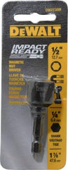 DeWALT - 7/8" Magnetic Nutsetter - 1/4" Hex Drive, 1-7/8" OAL - Makers Industrial Supply