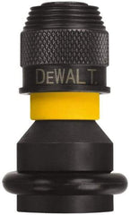 DeWALT - 1/2" Square Size Square to Hex Adapter - 1/4" Square Female Drive, 3" OAL - Makers Industrial Supply